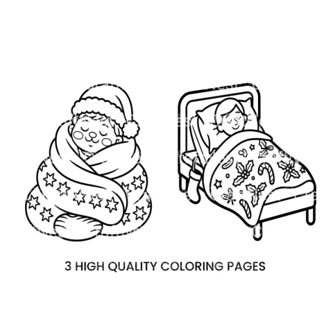 Doctor Visit Christmas Coloring Books