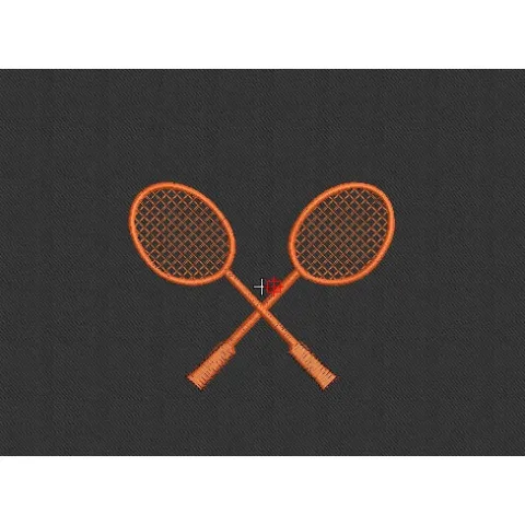 Tennis Embroidery Design