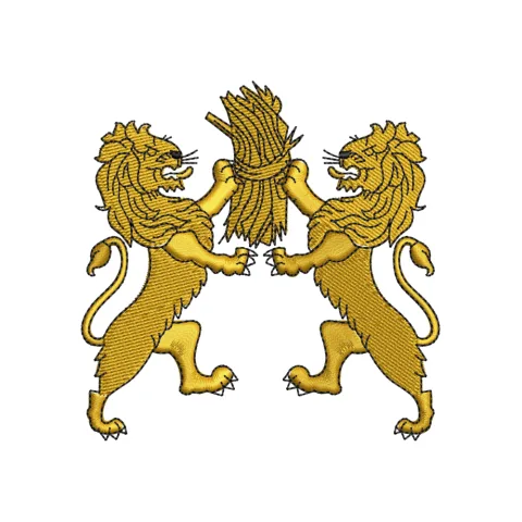 Lion Pride Embroidery Design