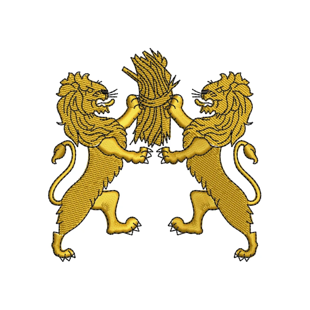 Lion Pride Embroidery Design