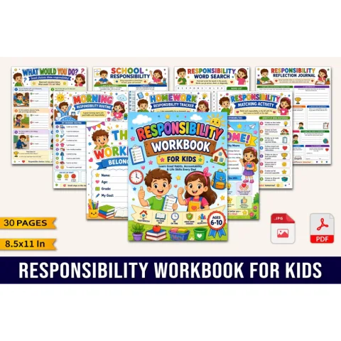 Responsibility For Kids Workbook