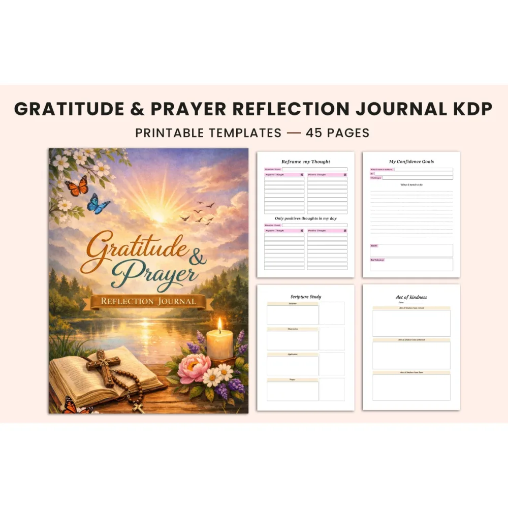 Gratitude and Prayer Reflection Journal