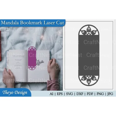Mandala Bookmark SVG Bundle