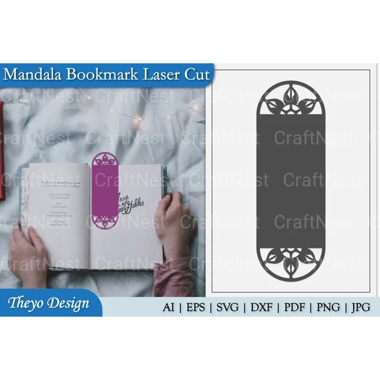Mandala Bookmark SVG Bundle