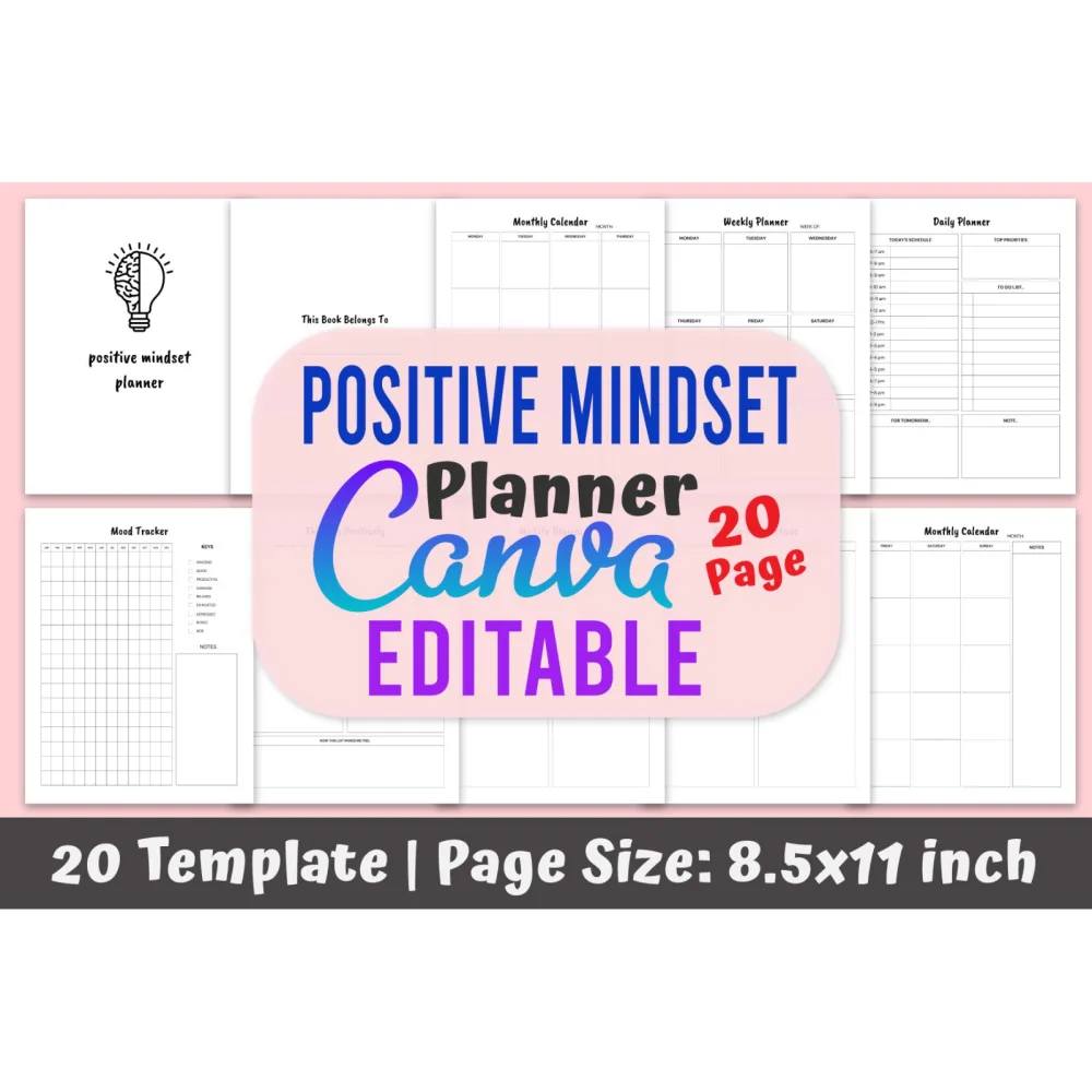 Positive Mindset Planner