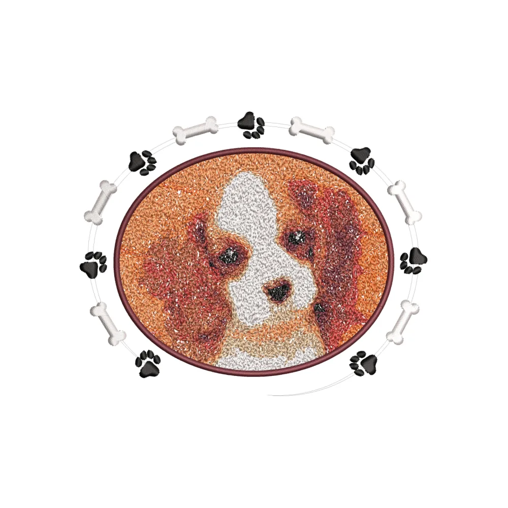 Puppy Runstitch Embroidery Design