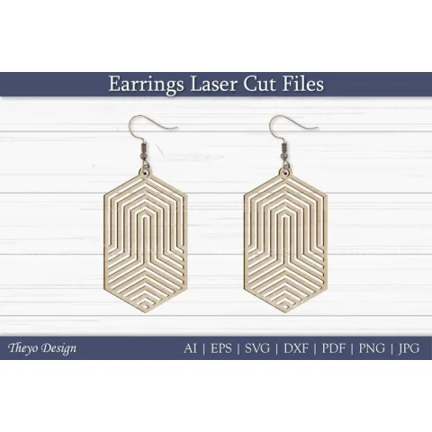 Laser Cut Earrings SVG Bundle