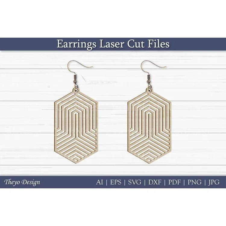 Laser Cut Earrings SVG Bundle