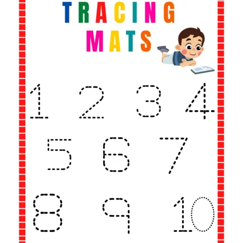 Number Tracing Mats