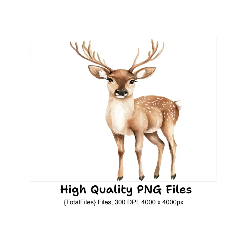 Deer Clipart Bundle