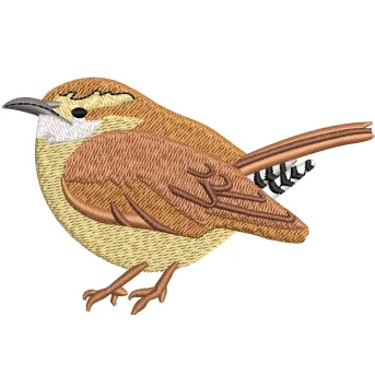 Sparrow Embroidery Design