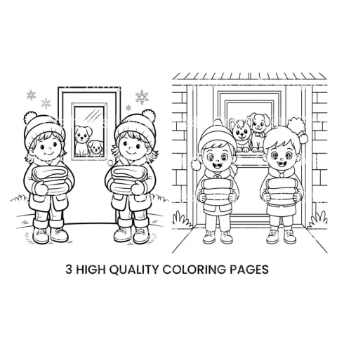 Animal Shelter Donation Coloring Books