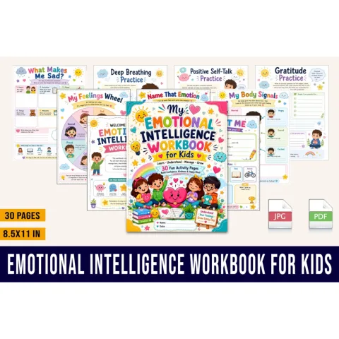 Emotional Intelligence For Kids Workbook