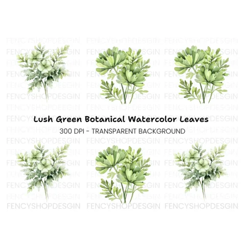 Greenery Clipart Bundle