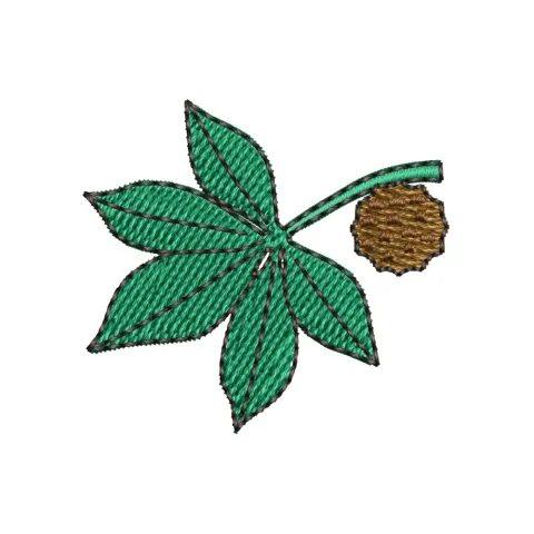 Maple Stone Embroidery Design