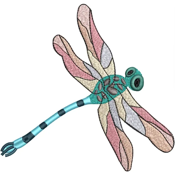 Dragonfly Embroidery Design
