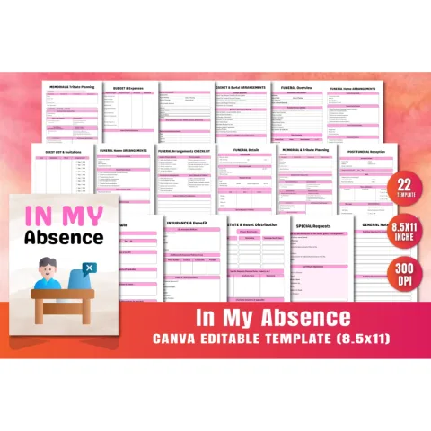 In My Absence Planner
