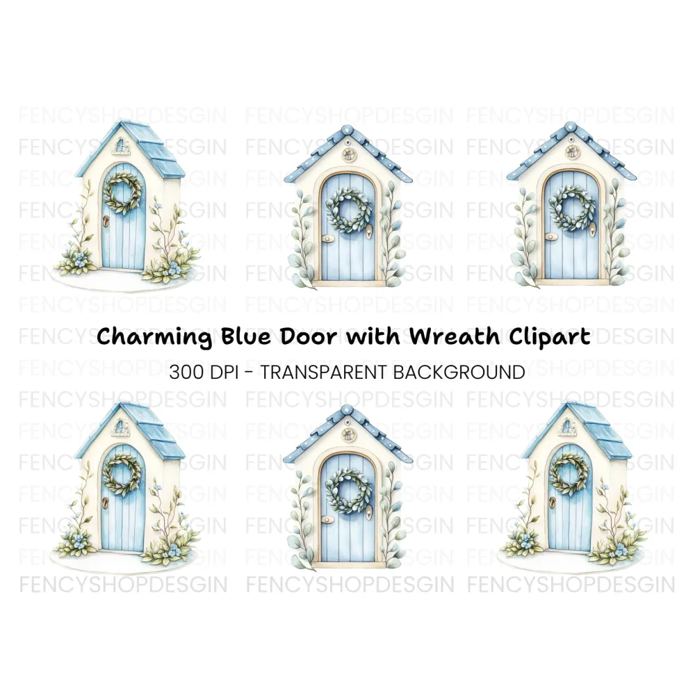 Enchanted Fairy Door Clipart Bundle