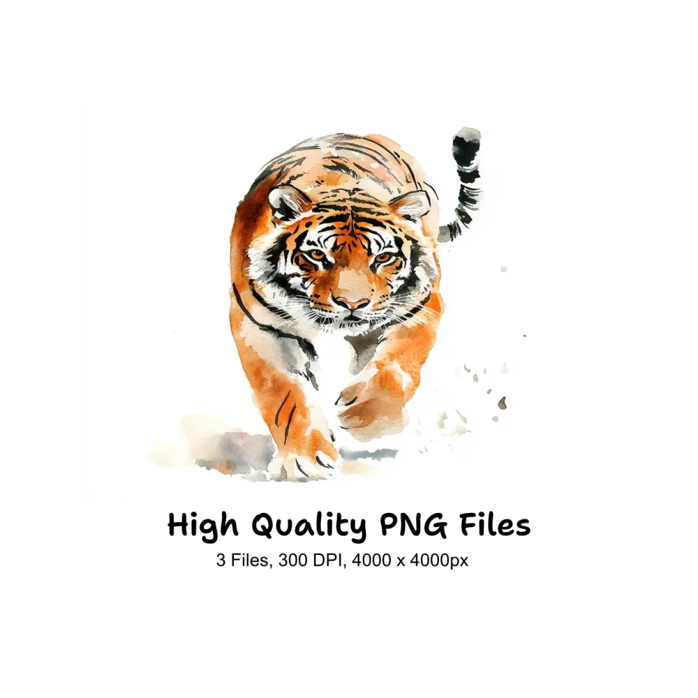 Tiger Clipart Bundle