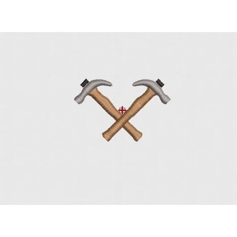 Hammer Embroidery Design
