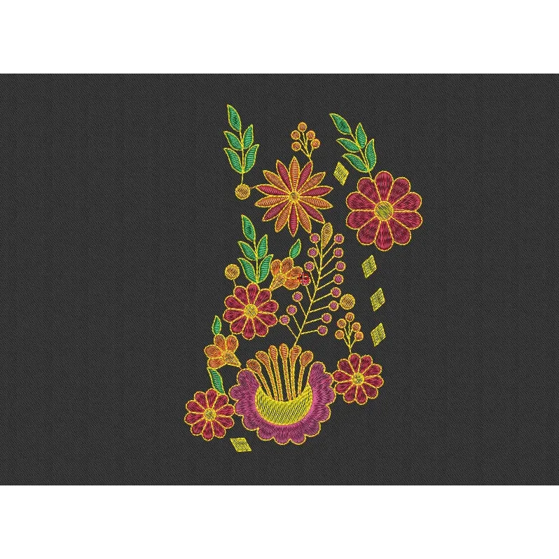 Flower Embroidery Design