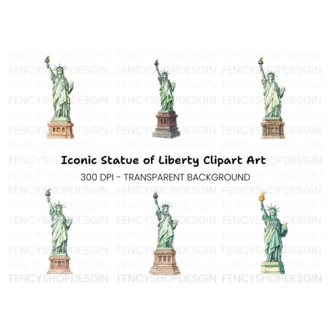 Statue of Liberty Clipart Bundle