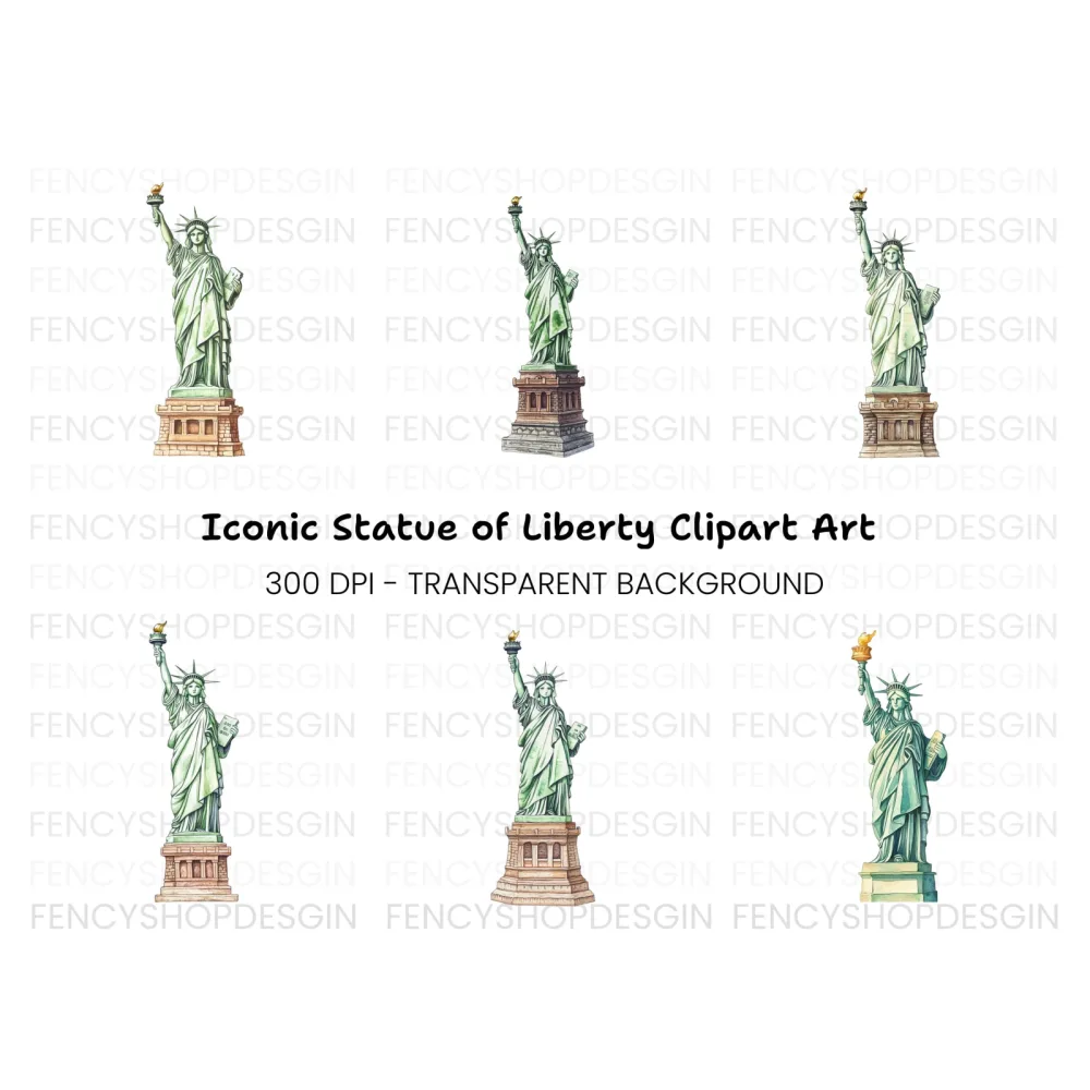 Statue of Liberty Clipart Bundle