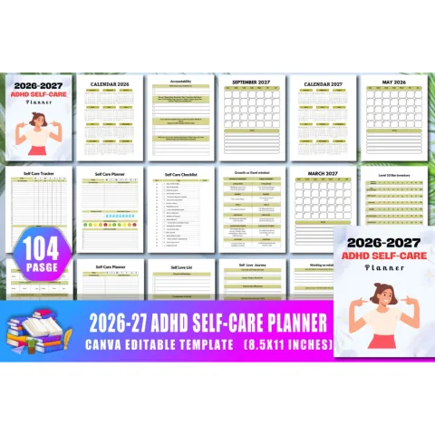 ADHD Self-Care Planner