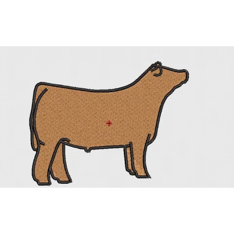 Cow Embroidery Design