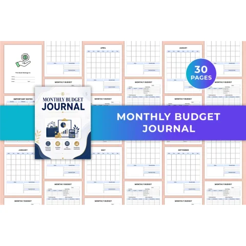 Monthly Budget Journal