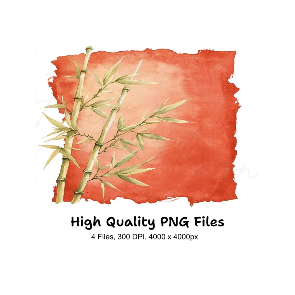 Bamboo Clipart Bundle