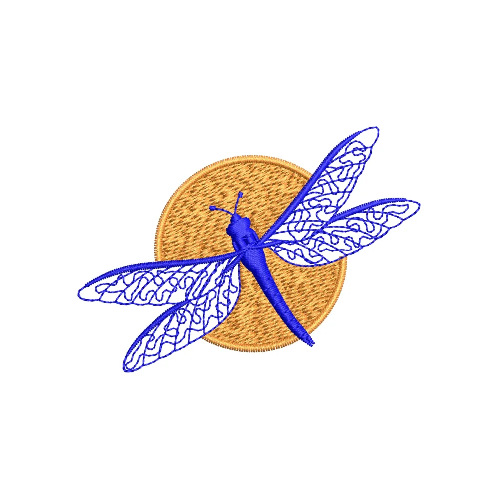 Dragonfly Embroidery Design