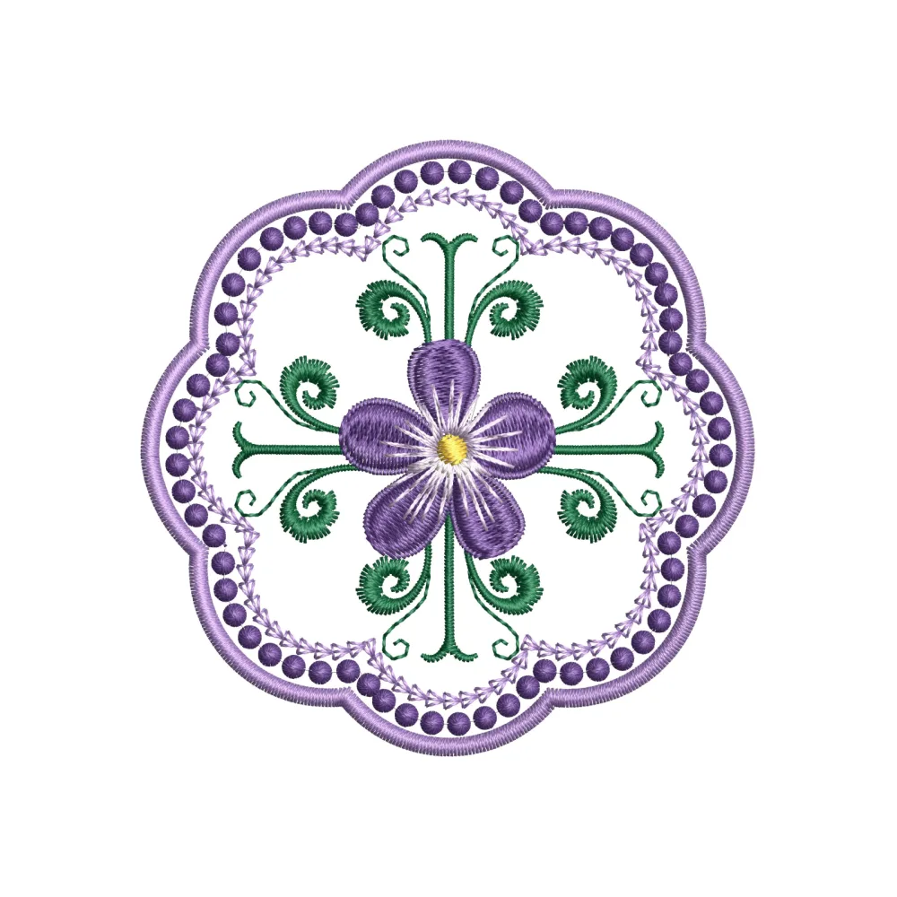 Lace Embroidery Design