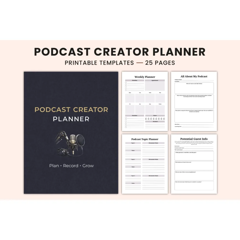 Podcast Creator Planner Guide