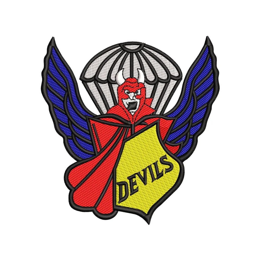 Devil Embroidery Design