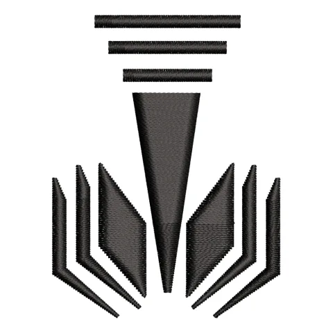 Tower Book Embroidery Design