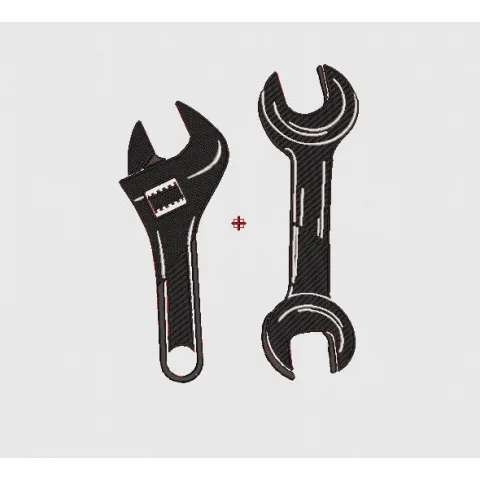 Tools Embroidery Design
