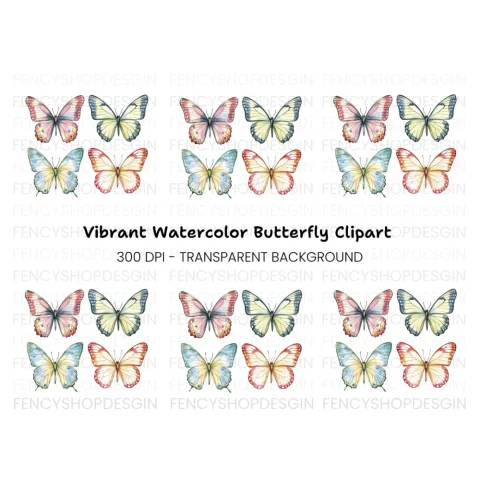 Butterfly Clipart Bundle