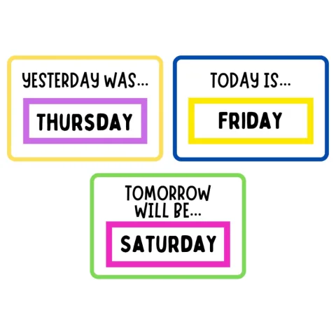Days of the Week Flashcards