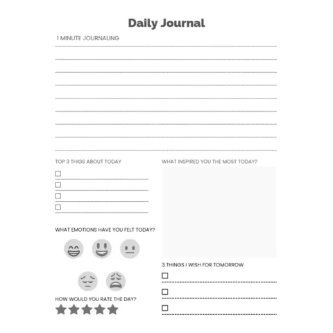 Daily Journal Bundle