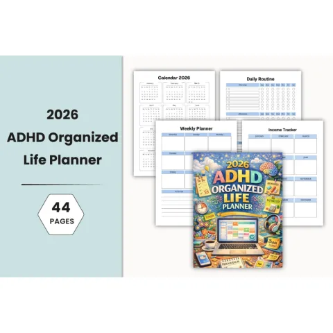 ADHD Organized Life Planner