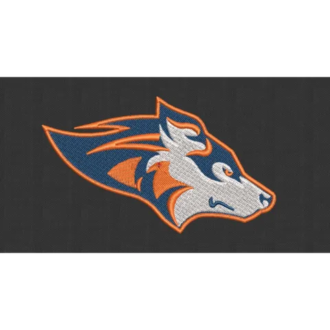 Wolf Embroidery Design