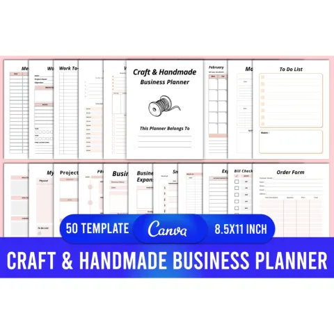 Craft Handmade Business Planner