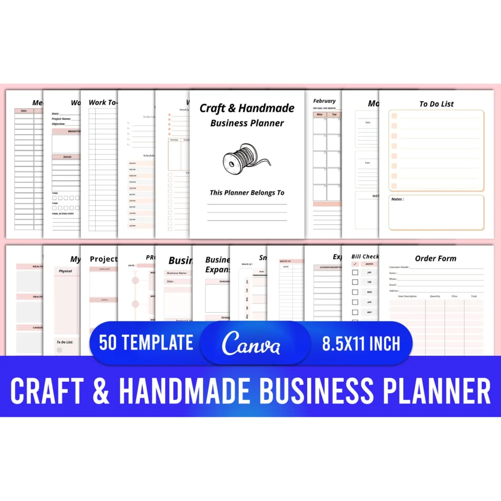 Craft Handmade Business Planner