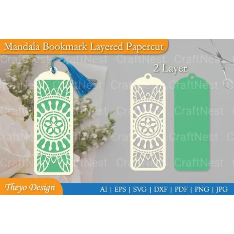 Mandala Layered Papercut SVG Bundle