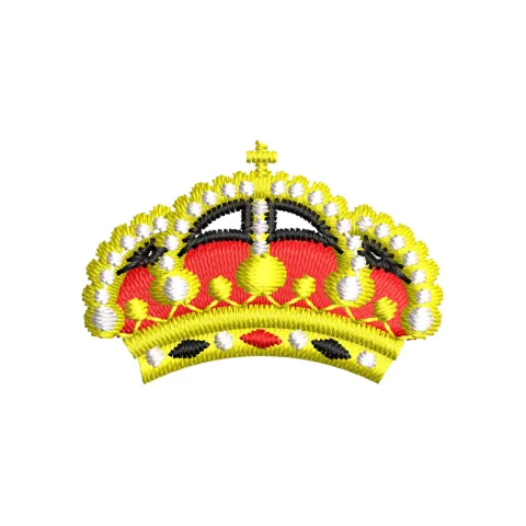 Rb Crown Embroidery Design