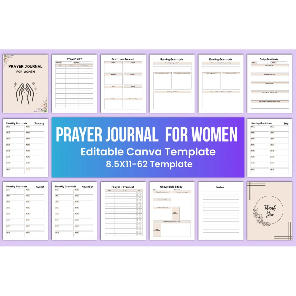 Prayer Journal for Women