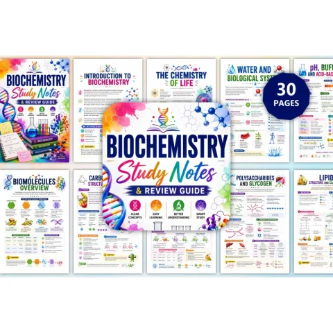 Biochemistry Study Notes Review Guide