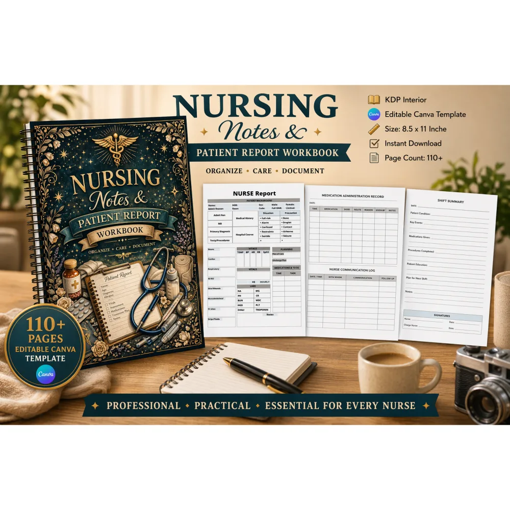 Nursing Notes Patient Report Workbook