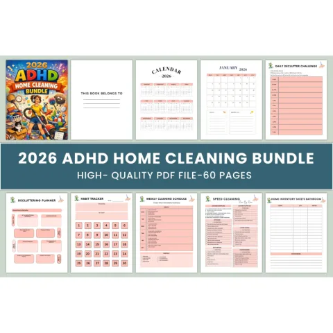 ADHD Home Cleaning Planner